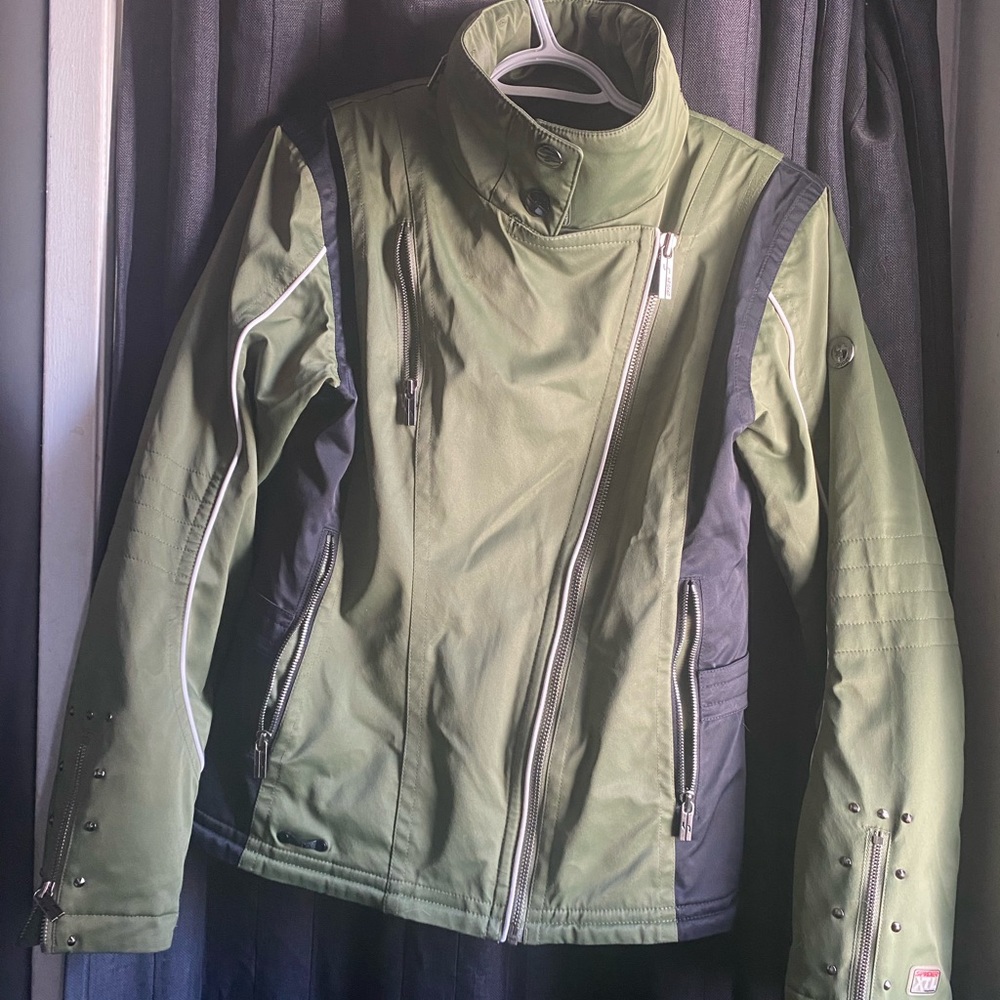Spyder soft shell riding jacket.